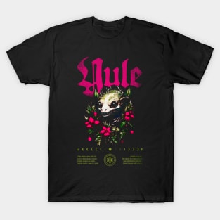 Yule Paganism Christmas | Dark T-shirt | Winter Wild Hunt Gothic Santa T-Shirt